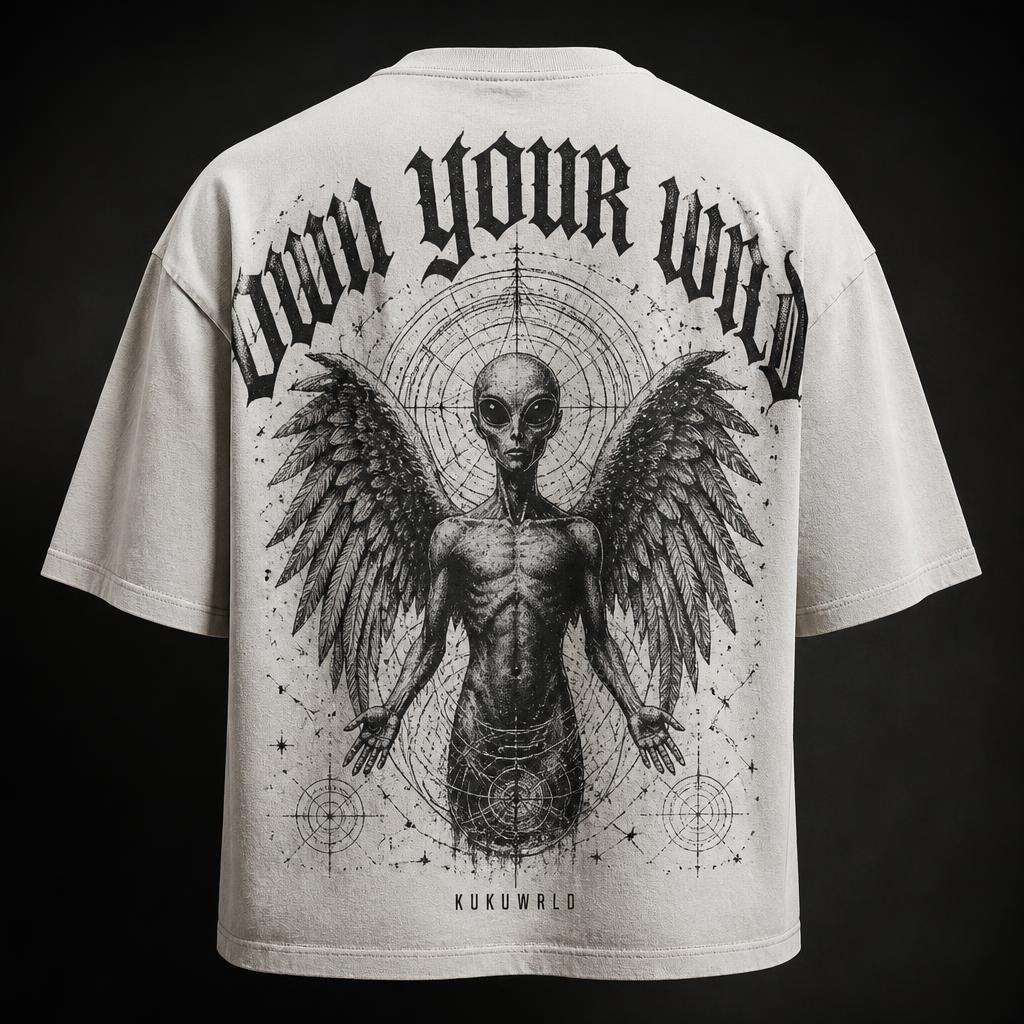 OWN YOUR WRLD tee back